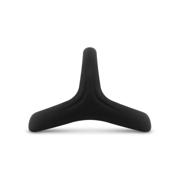 Easytoys Desire Ring - inel pentru penis și testicule flexibil - negru