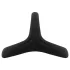 Easytoys Desire Ring - inel pentru penis și testicule flexibil - negru