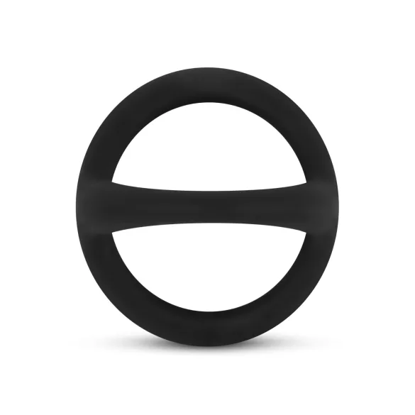 Easytoys Desire Ring - inel pentru penis și testicule flexibil - negru