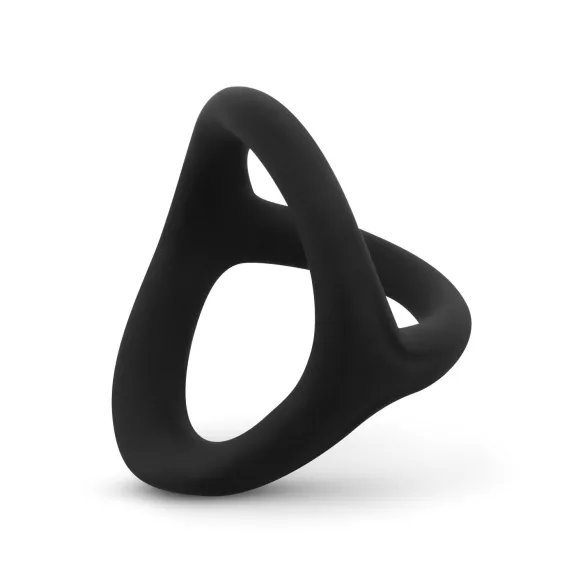Easytoys Desire Ring - inel pentru penis și testicule flexibil - negru