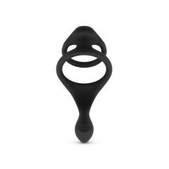   Easytoys Inel de Plăcere - Inel flexibil pentru penis și testicule (negru)