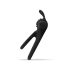 Inel pentru Partajare Easytoys - inel vibrator pentru penis și testicule (negru)