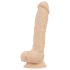 Real Fantasy Ashton - dildo realist cu testicule - 20,5 cm - culoare naturală
