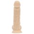 Real Fantasy Ashton - dildo realist cu testicule - 20,5 cm - culoare naturală