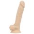 Real Fantasy Ashton - dildo realist cu testicule - 20,5 cm - culoare naturală