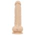 Real Fantasy Ashton - dildo realist cu testicule - 20,5 cm - culoare naturală