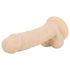 Real Fantasy Ashton - dildo realist cu testicule - 20,5 cm - culoare naturală