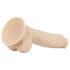 Real Fantasy Ashton - dildo realist cu testicule - 20,5 cm - culoare naturală