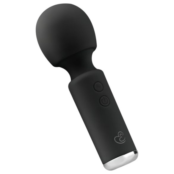 Easytoys - mini vibrator pentru masaj, reîncărcabil - negru