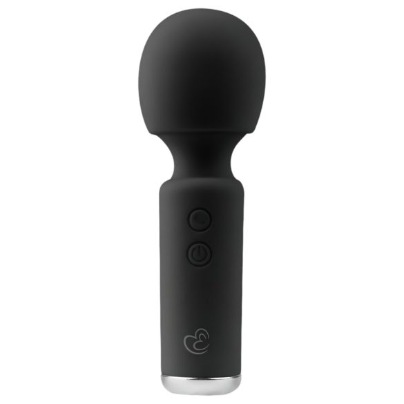 Easytoys - mini vibrator pentru masaj, reîncărcabil - negru