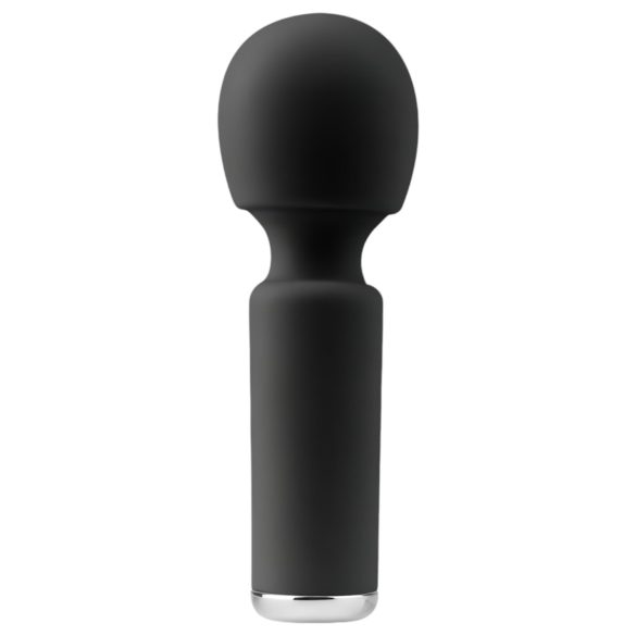 Easytoys - mini vibrator pentru masaj, reîncărcabil - negru