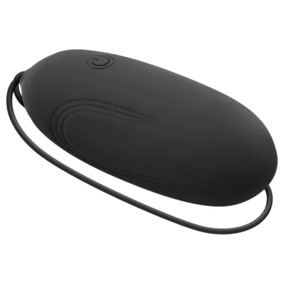LUV EGG - ou vibrator cu acumulator, purtabil, cu telecomandă radio (negru)