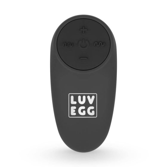 LUV EGG - ou vibrator cu baterie și radio (negru)