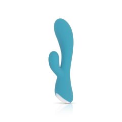   Cala Azul Martina - vibrator pentru punctul G cu funcție de stimulare a clitorisului, rezistent la apă, cu baterie (albastru)