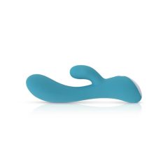   Cala Azul Martina - vibrator pentru punctul G cu funcție de stimulare a clitorisului, rezistent la apă, cu baterie (albastru)