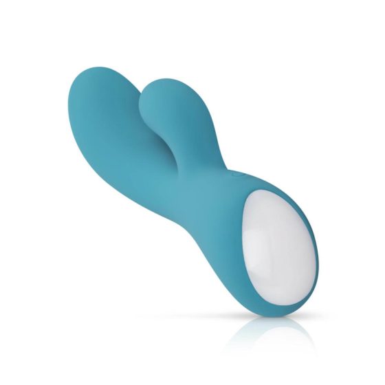 Cala Azul Martina - vibrator pentru punctul G cu funcție de stimulare a clitorisului, rezistent la apă, cu baterie (albastru)