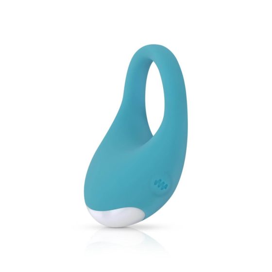Cala Azul Jose - inel vibrator pentru penis, waterproof, cu acumulator (albastru)