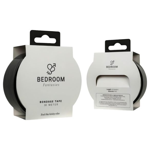 Bedroom Fantasies - bandă adezivă bondage - 20m - negru
