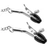 Bedroom Fantasies - set gag bucal și cleme sfârcuri - argintiu-negru