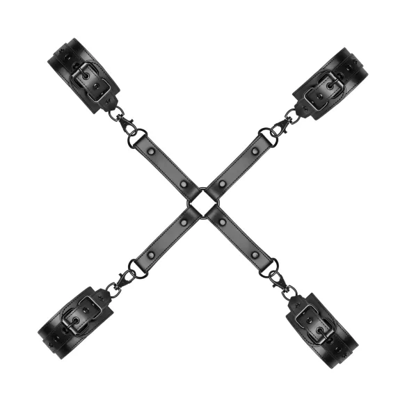 Bedroom Fantasies - set cătușe glezne și încheieturi - negru