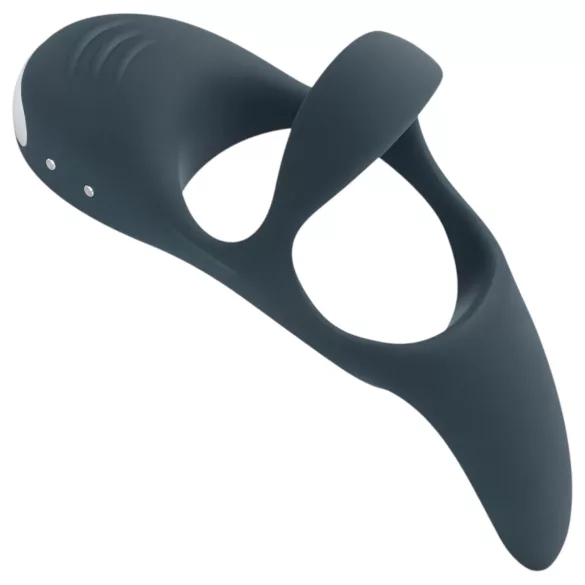Boners - inel pentru penis și testicule cu vibrații pentru clitoris