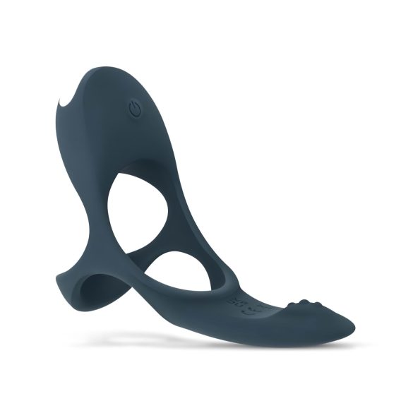 Boners - inel pentru penis și testicule cu vibrații pentru clitoris