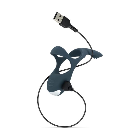 Boners - inel pentru penis și testicule cu vibrații pentru clitoris