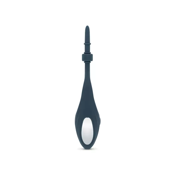 Boners - inel pentru penis cu vibrații reglabil - silicon albastru