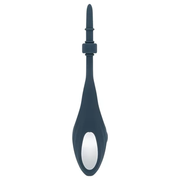 Boners - inel pentru penis cu vibrații reglabil - silicon albastru