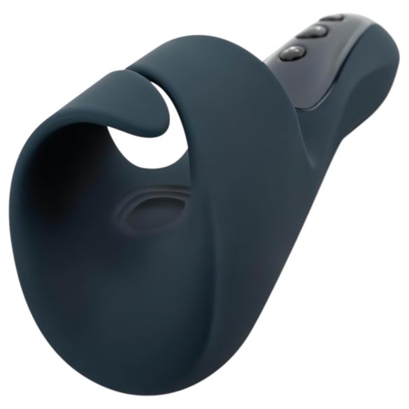 Boners - vibrator gland penis reîncărcabil, impermeabil - albastru