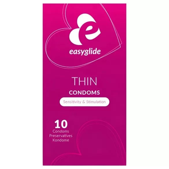EasyGlide - prezervative ultra subțiri - 10 bucăți