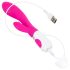 Easytoys Lily 2.0 - vibrator cu braț clitoridian, reîncărcabil (roz)