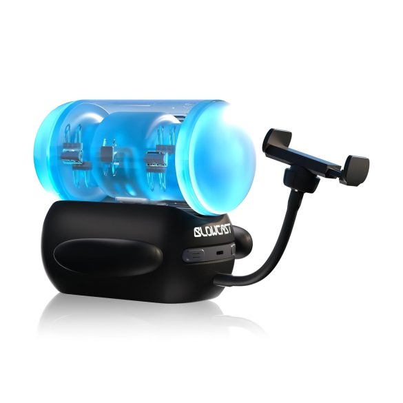 BLOWCAST Wingman Pro - masturbator automat - albastru-negru