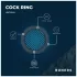 Boners Ergo - inel pentru penis silicon - gri