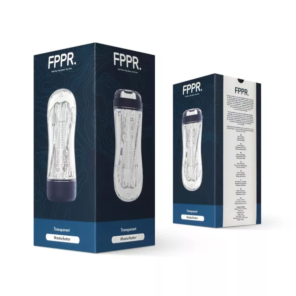 FPPR. - masturbator twist - textură spiralată - transparent