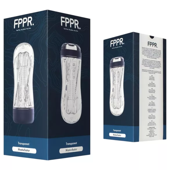 FPPR. - masturbator twist - textură spiralată - transparent