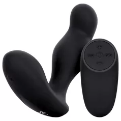   Easytoys Anal Collection - vibrator anal cu telecomandă - negru
