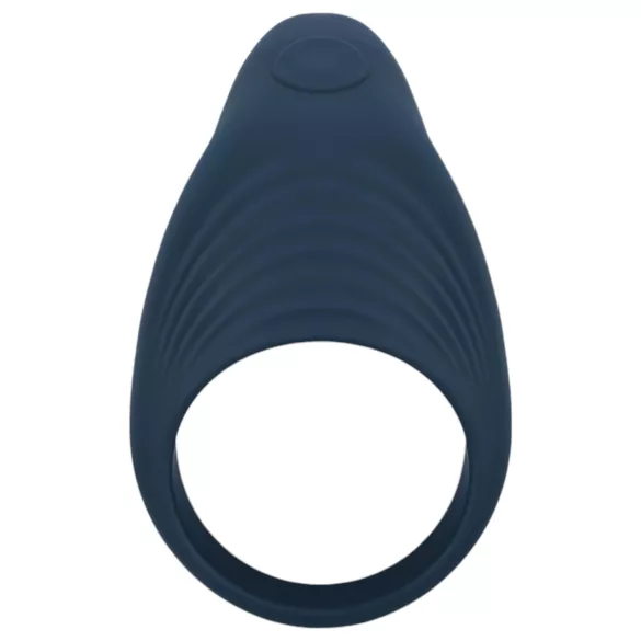 Boners - inel vibrant penis cu acumulator - silicon gri