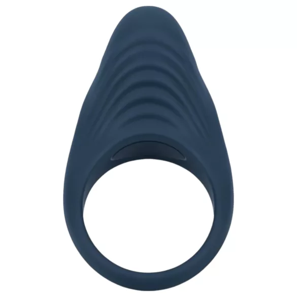 Boners - inel vibrant penis cu acumulator - silicon gri