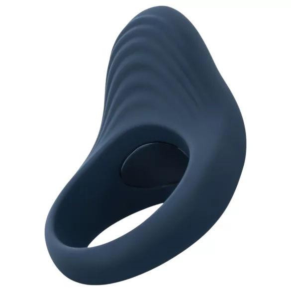 Boners - inel vibrant penis cu acumulator - silicon gri
