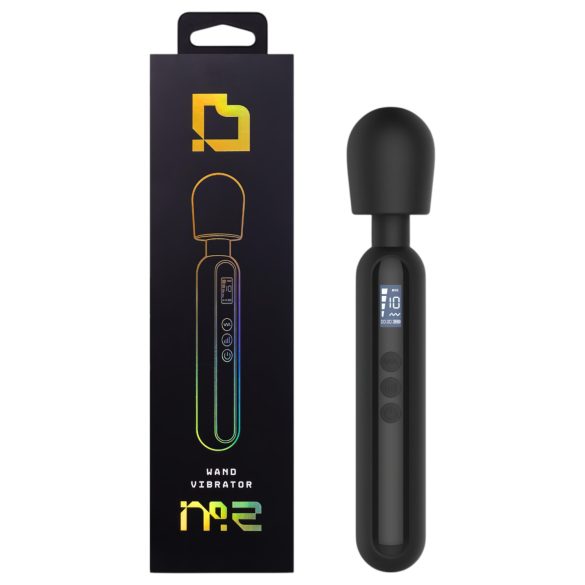 BLAQ - vibrator masaj digital mare (negru)