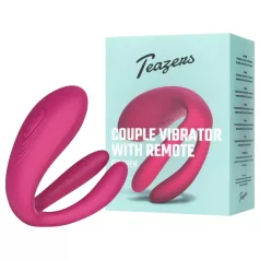 Teazers - vibrator pentru cuplu cu 3 motoare - roz