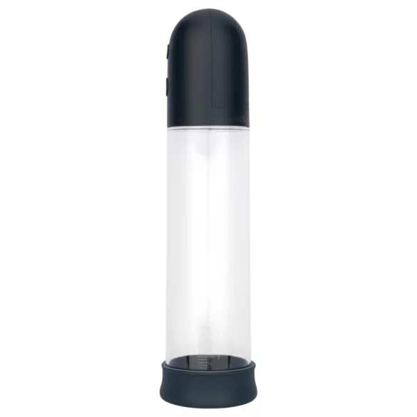 Boners - pompă de penis automată masturbator (transparent-negru)