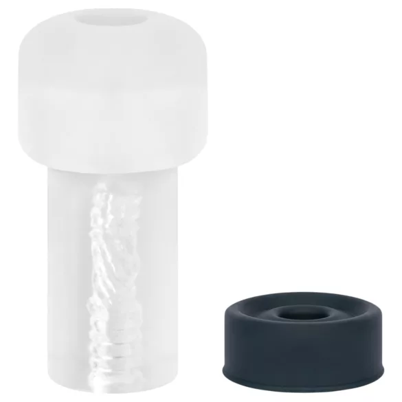 Boners - pompă de penis automată masturbator (transparent-negru)