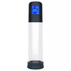 Boners - pompă peniană automată LCD - transparent/negru