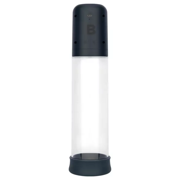 Boners - pompă peniană automată LCD - transparent/negru