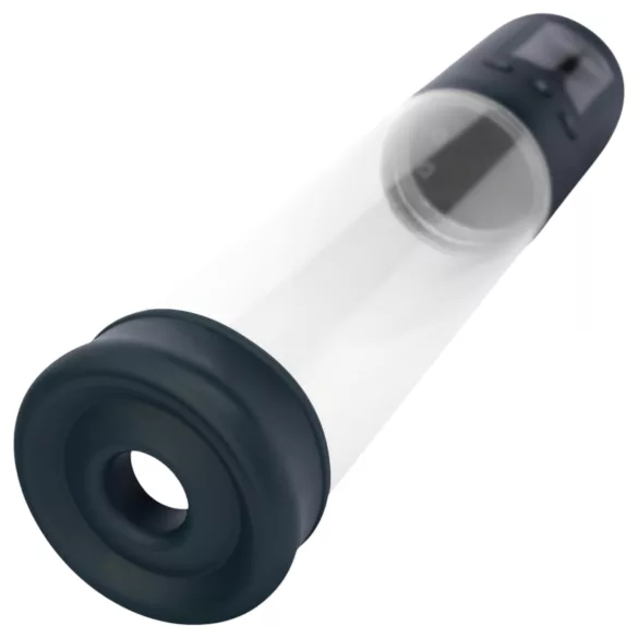 Boners - pompă peniană automată LCD - transparent/negru