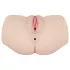 FWB - masturbator tip torzo realist cu vibrații - silicon culoare naturală