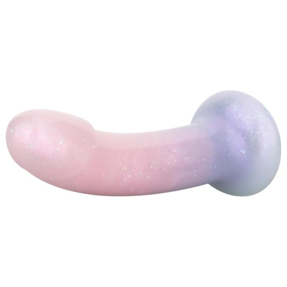 EasyToys Mermaid - dildo glitter - silicon roz - 15cm