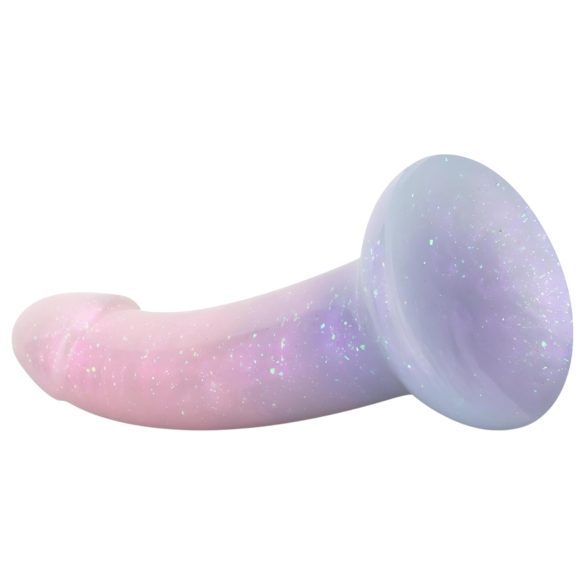 EasyToys Mermaid - dildo glitter - silicon roz - 15cm